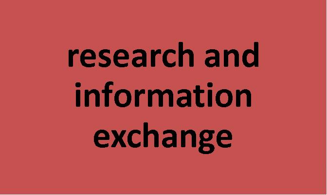 research and information exchange