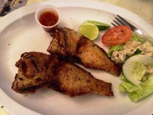 Blue Halo - fried lionfish