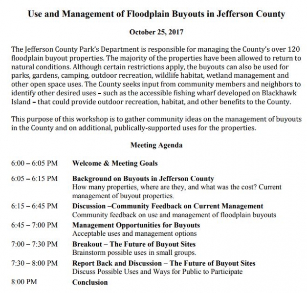 Community Meeting Agenda Community Meeting Agenda