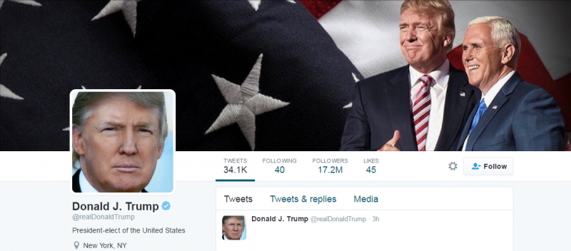 Donald Trump's Twitter Account