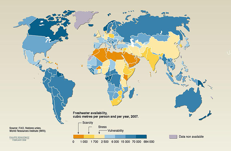 Global water stress