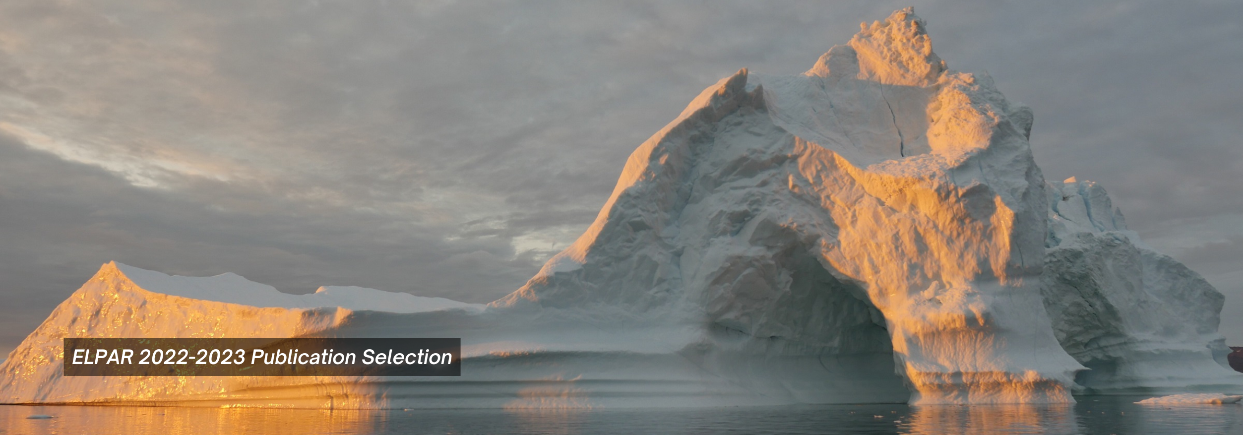 Photo of glacier for publication selection.