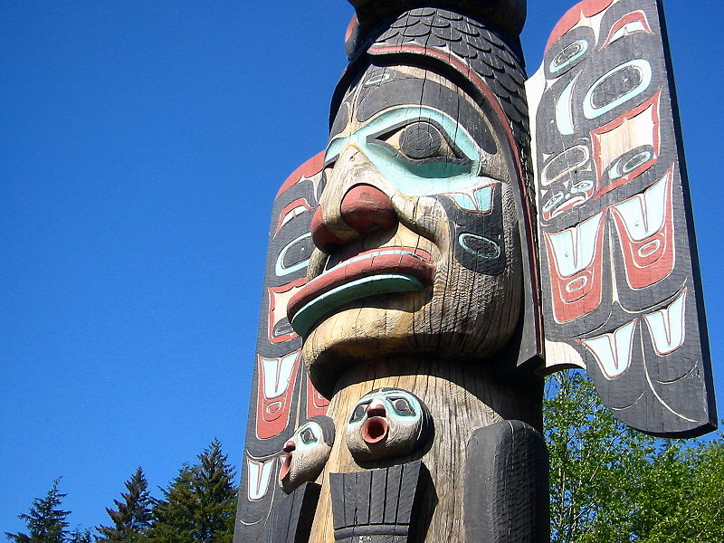 Native American totem pole, Ketchikan, Alaska, Jeremy Keith