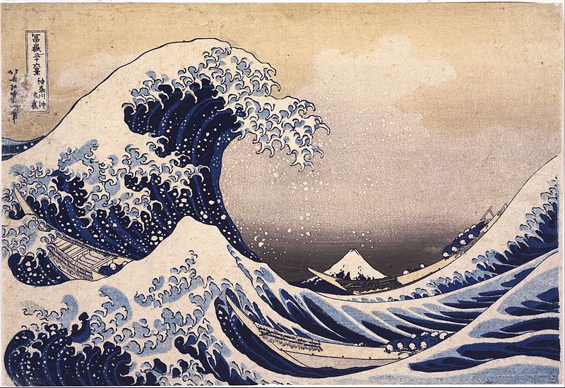 The Great Wave, Hokusai