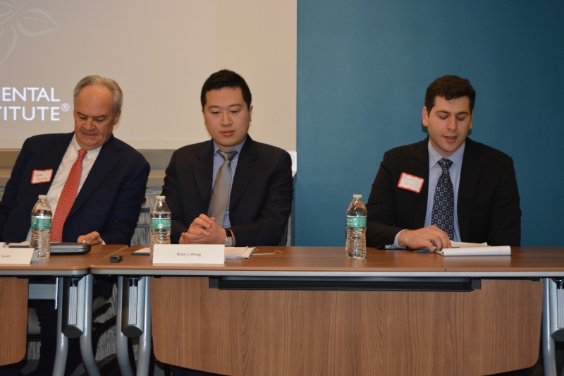 ELPAR Articles Editor Daniel B. Gross, right, introduces the first panel