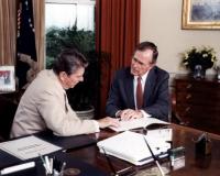 President Reagan and VP Bush