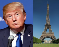 Donald Trump and the Eiffel Tower