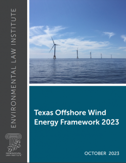 Texas Offshore Wind Energy Framework 2023 Report Cover