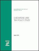 Chesapeake 2000 Tax Policy Study