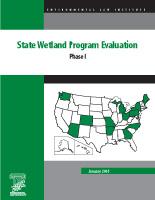State Wetland Program Evaluation: Phase I