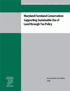 Maryland Farmland Conservation: Supporting Sustainable Use of Land through Tax P
