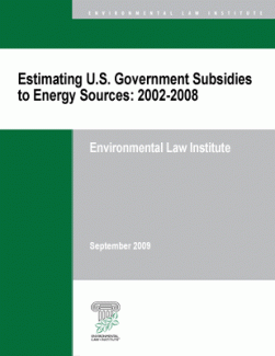 Estimating U.S. Government Subsidies to Energy Sources: 2002-2008