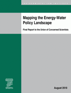 Mapping the Energy-Water Policy Landscape