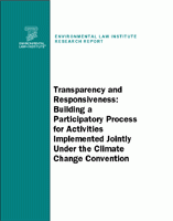 Transparency and Responsiveness: Building a Participatory Process for Activities