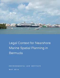 Legal Context for Nearshore Marine Spatial Planning in Bermuda Report Cover