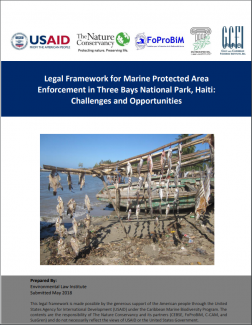 Legal Framework for Marine Protected Area Enforcement in Three Bays National Par