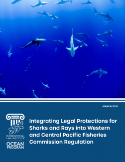 Legal Protections for Sharks and Rays Report Cover