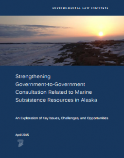 Strengthening Government-to-Government Consultation Related to Marine Subsistenc