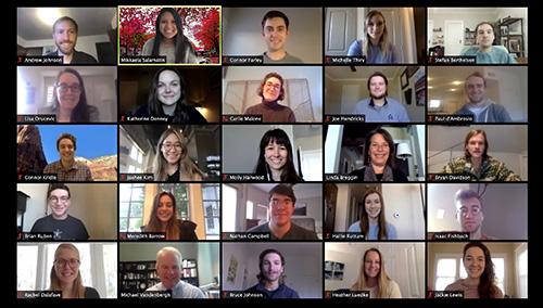 A screenshot of a zoom meeting of the ELPAR Class