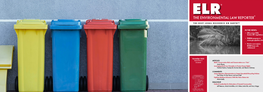 Using Objective Characteristics to Target Household Recycling Policies