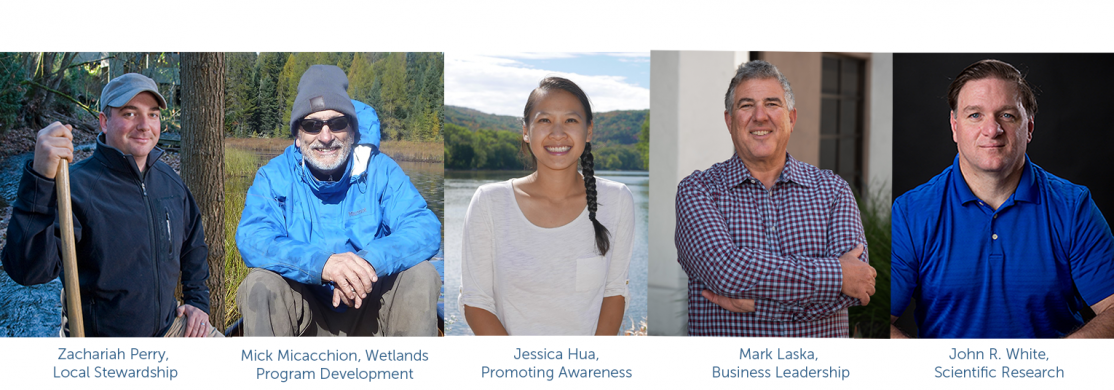Headshots of Winners of the 33d Annual National Wetlands Awards
