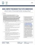 Model Compost Procurement Policy: With Commentaries