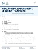 Model Municipal Zoning Ordinance on Community Composting