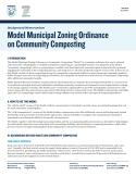 Model Municipal Zoning Ordinance on Community Composting: Background Memorandum