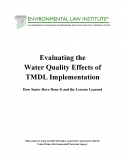 Evaluating the Water Quality Effects of TMDL Implementation-report cover