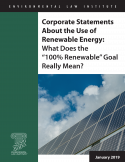 Corporate Statements about the Use of Renewable Energy: What Does the “100% Rene