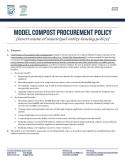 Model Compost Procurement Policy Without Commentaries